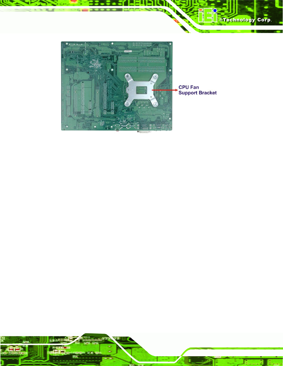 Figure 4-6: cooling kit support bracket | IEI Integration IMBA-Q670 v1.02 User Manual | Page 71 / 205