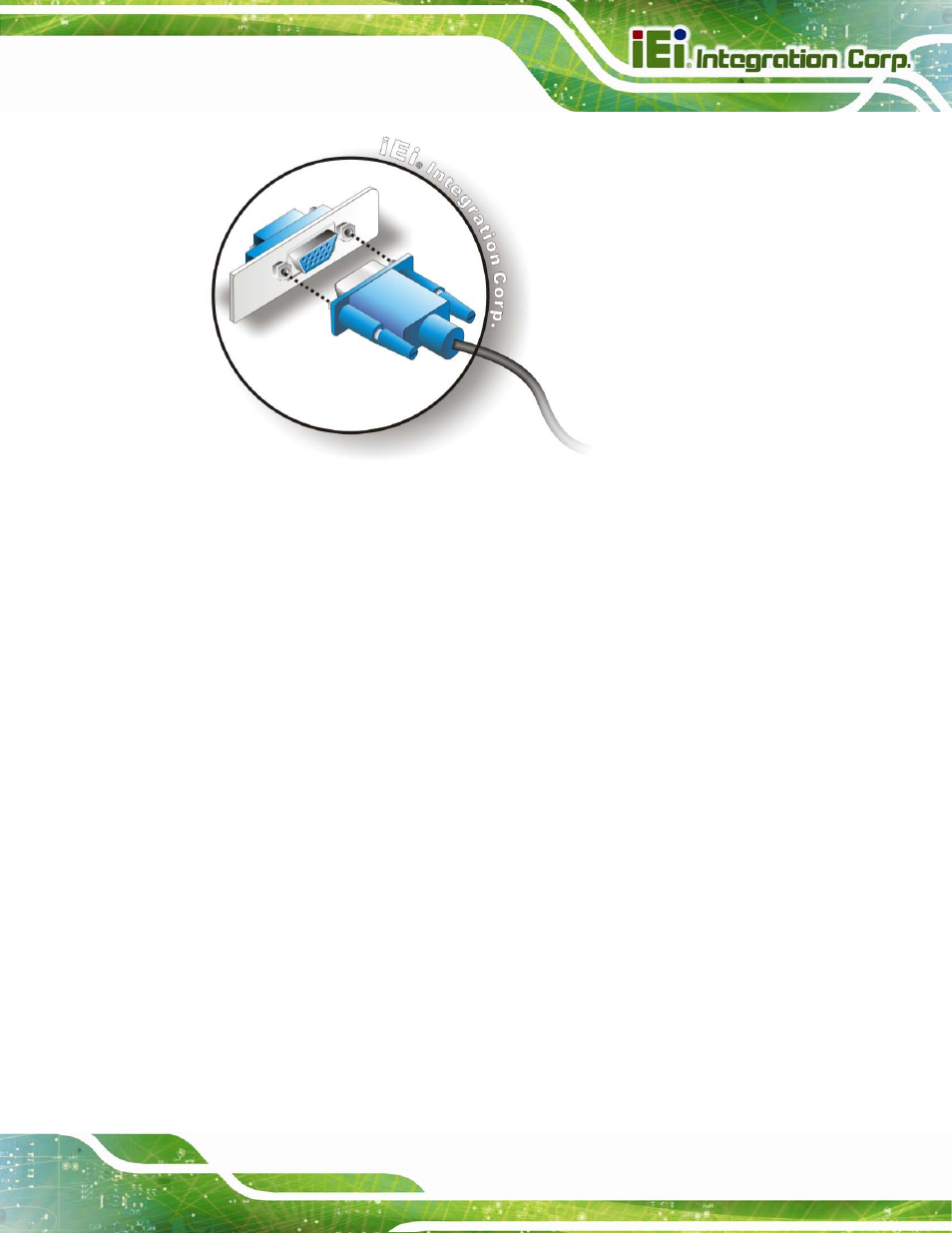 6 intel® amt setup procedure, Intel, Amt setup procedure | Ntel, Etup, Rocedure, Figure 4-20: vga connector, 6 intel | IEI Integration IMBA-Q670 v3.01 User Manual | Page 87 / 222