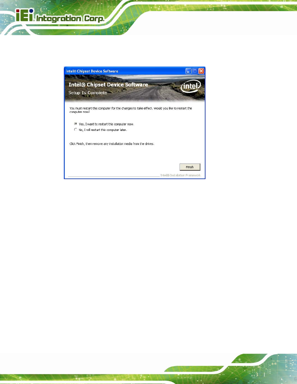 4 graphics driver installation, Raphics, River | Nstallation | IEI Integration IMBA-H610 User Manual | Page 127 / 193