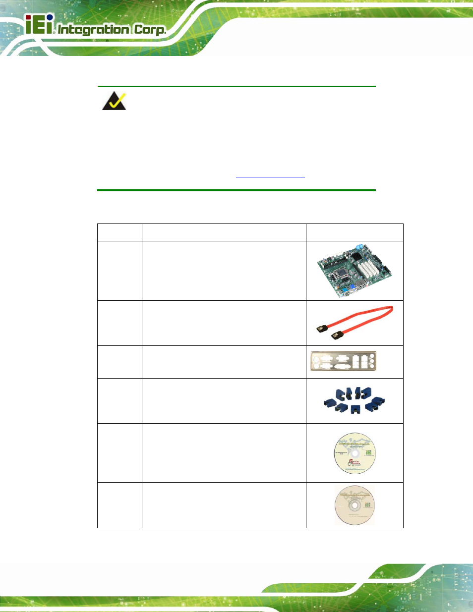 3 packing list, Acking | IEI Integration IMBA-H610 User Manual | Page 25 / 193