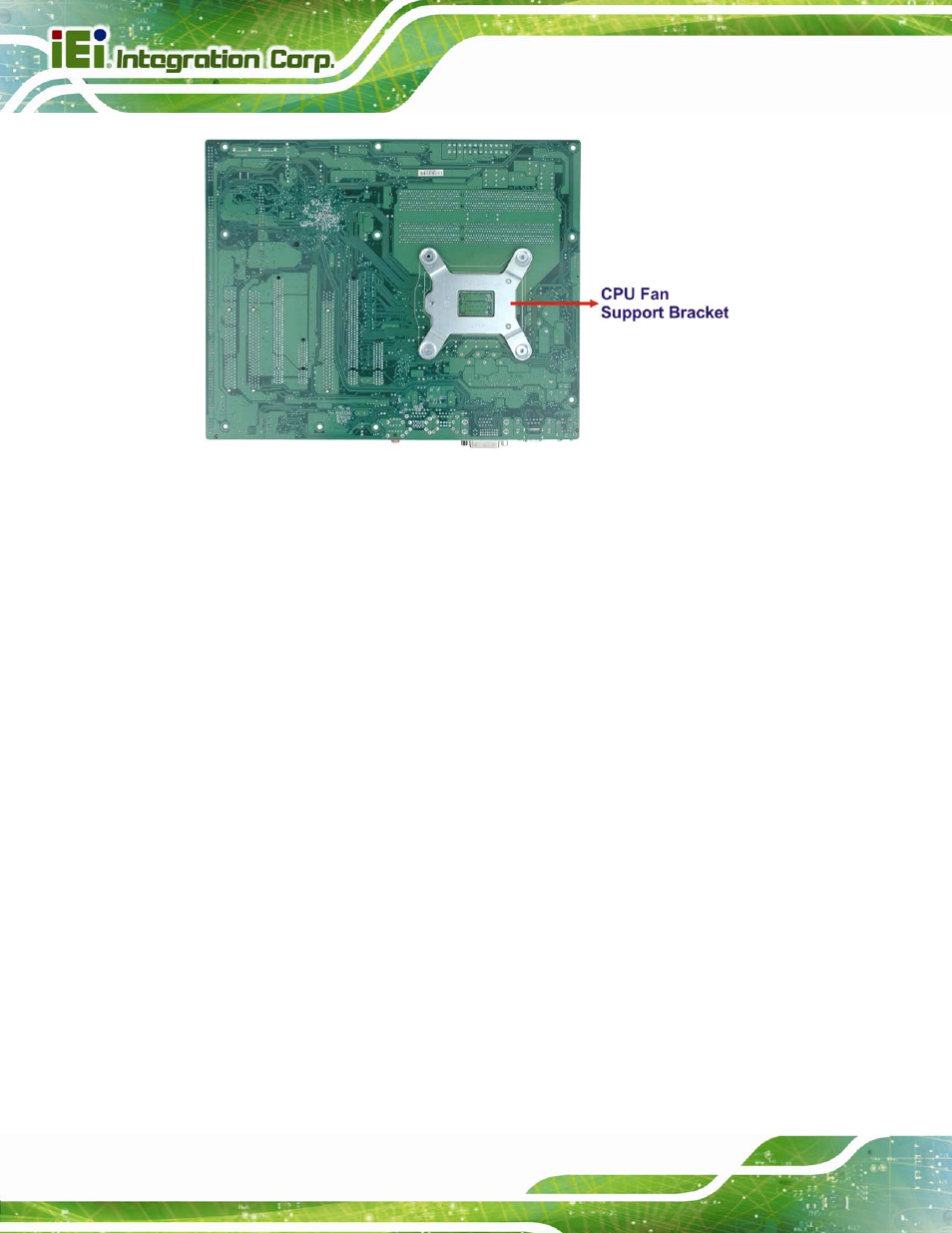 Figure 4-5: cooling kit support bracket | IEI Integration IMBA-H610 User Manual | Page 65 / 193