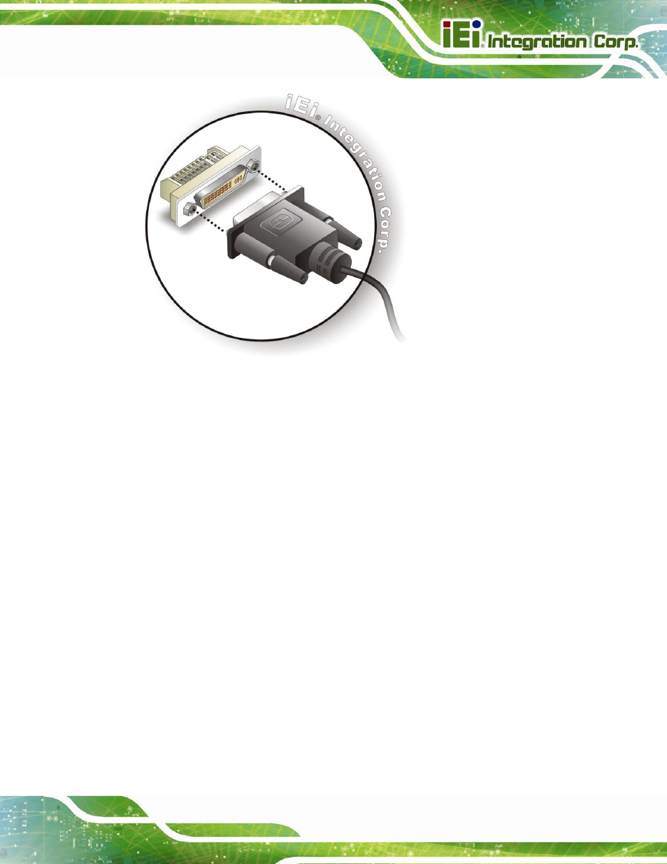 3 lan connection, Figure 4-13: dvi connector | IEI Integration IMBA-H610 User Manual | Page 74 / 193