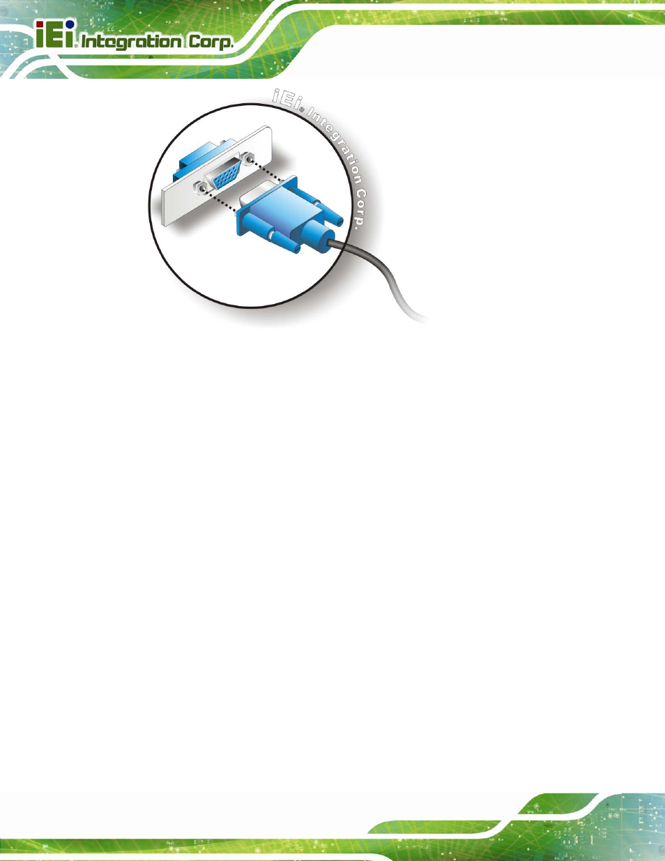 Figure 4-18: vga connector | IEI Integration IMBA-H610 User Manual | Page 79 / 193