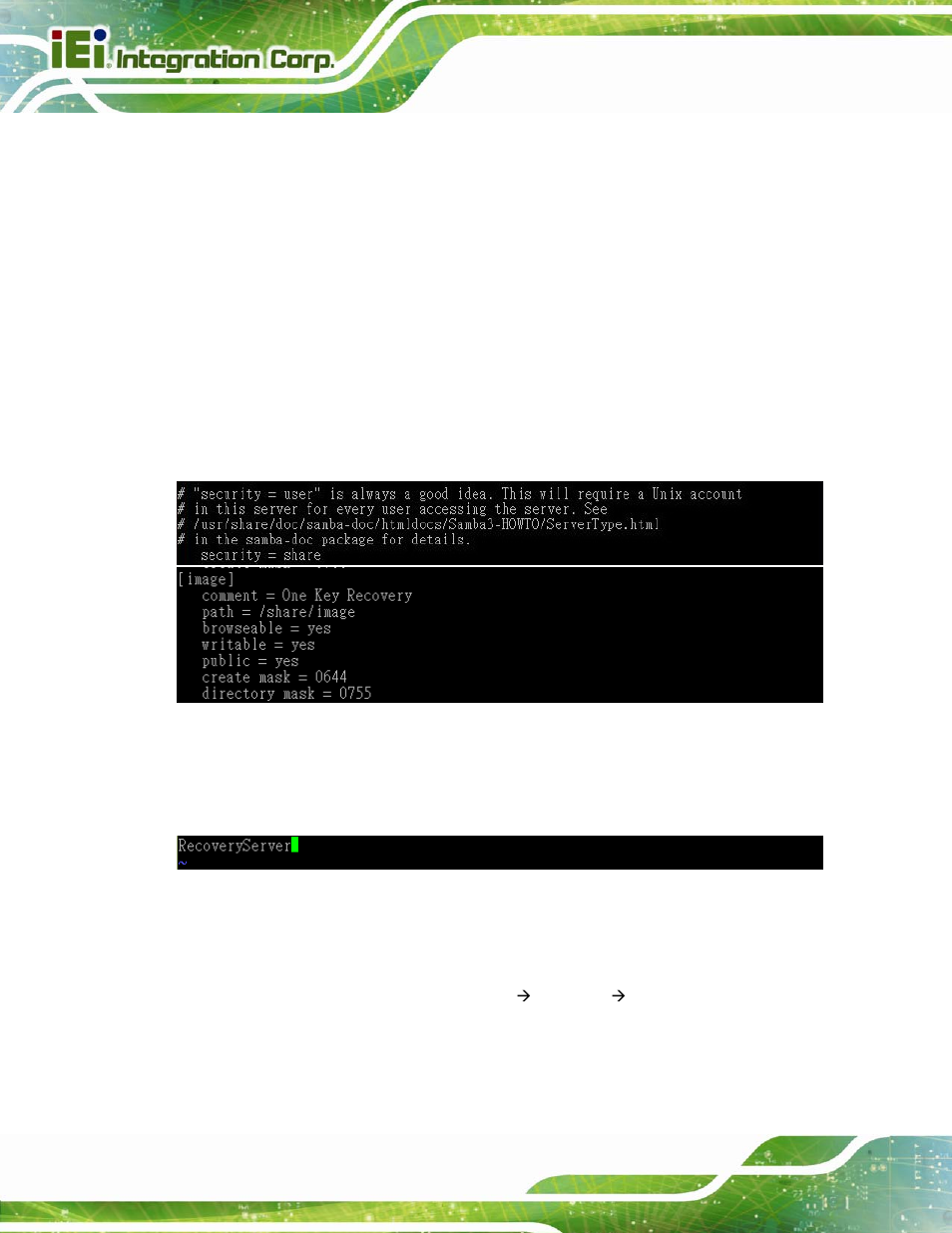 B.6.6 setup a client system for auto recovery | IEI Integration IMBA-Q770 User Manual | Page 189 / 212