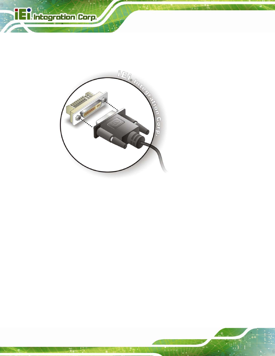 3 hdmi display device connection, Figure 4-17: dvi-i connection | IEI Integration IMBA-Q770 User Manual | Page 79 / 212