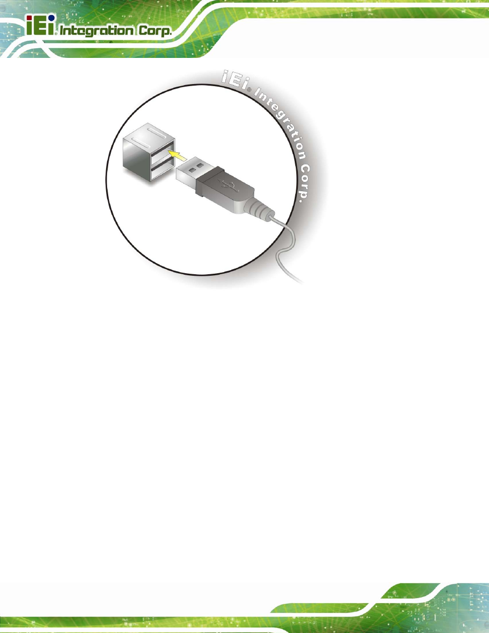 6 intel® amt setup procedure, Ntel, Etup | Rocedure, Figure 4-21: usb connection, 6 intel, Amt setup procedure | IEI Integration IMBA-Q770 User Manual | Page 83 / 212