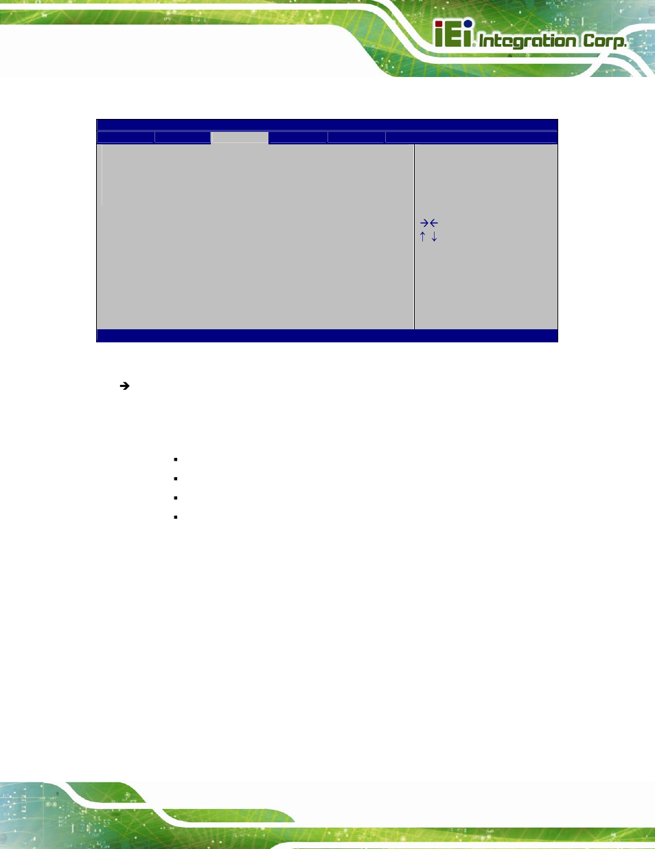 2 nb pcie configuration, Bios menu 25: nb pcie configuration | IEI Integration IMBA-C2160 User Manual | Page 125 / 217