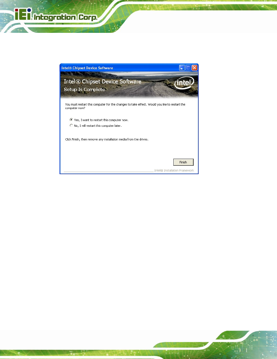 4 graphics driver installation, Raphics, River | Nstallation | IEI Integration IMBA-C604EP User Manual | Page 130 / 212