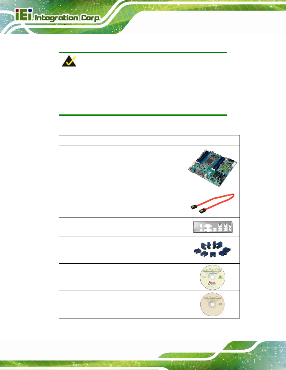 3 packing list, Acking | IEI Integration IMBA-C604EP User Manual | Page 28 / 212