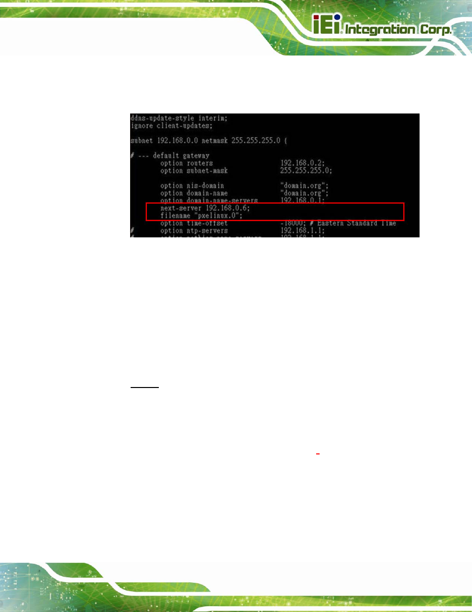 B.6.2 configure tftp settings | IEI Integration IMBA-Q870-i2 User Manual | Page 207 / 230