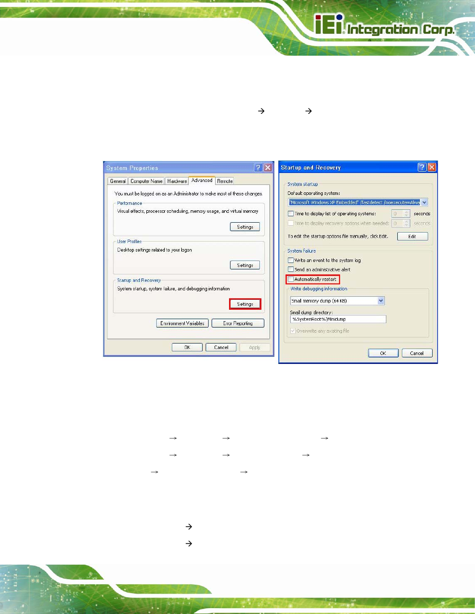 B.6.6 setup a client system for auto recovery | IEI Integration IMBA-Q870-i2 User Manual | Page 211 / 230