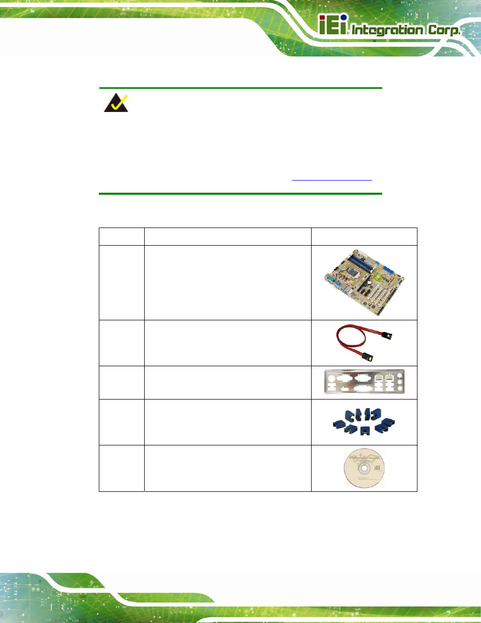3 packing list | IEI Integration IMBA-Q870-i2 User Manual | Page 29 / 230