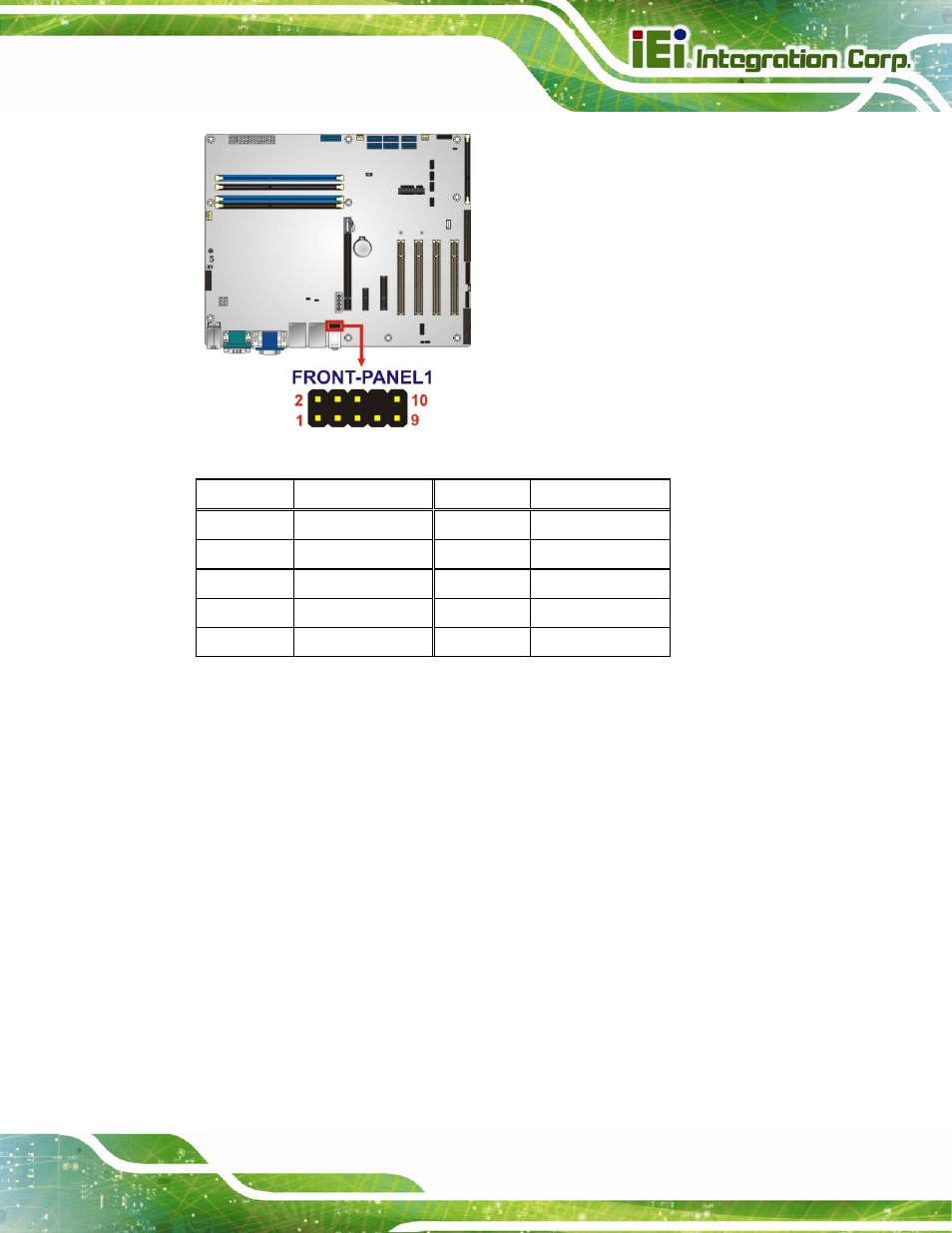 12 front panel connector | IEI Integration IMBA-Q870-i2 User Manual | Page 47 / 230