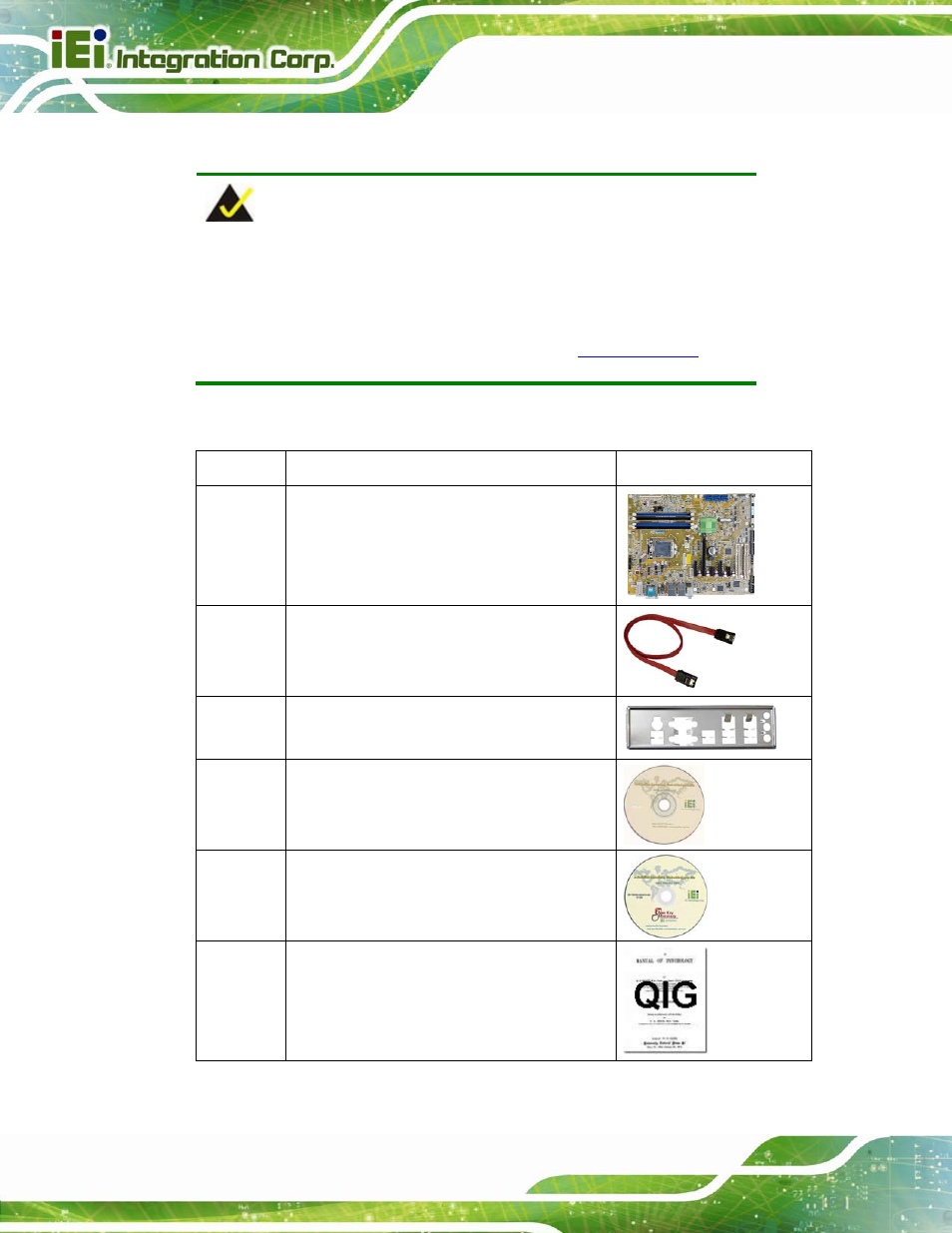 3 packing list, Acking, Table 2-1: packing list | IEI Integration IMBA-C2260-i2 User Manual | Page 29 / 227
