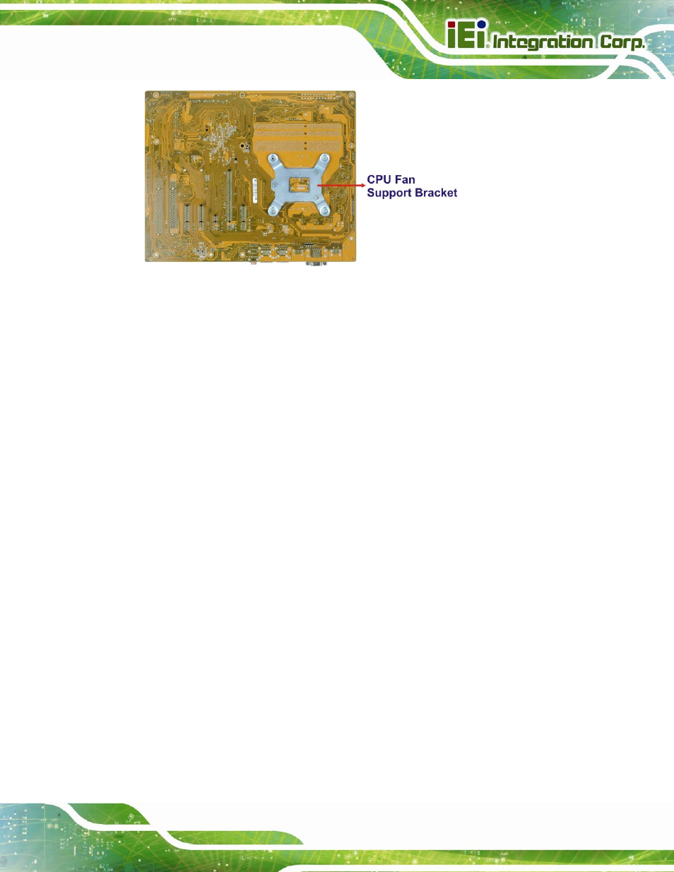 Figure 4-5: cooling kit support bracket | IEI Integration IMBA-C2260-i2 User Manual | Page 78 / 227