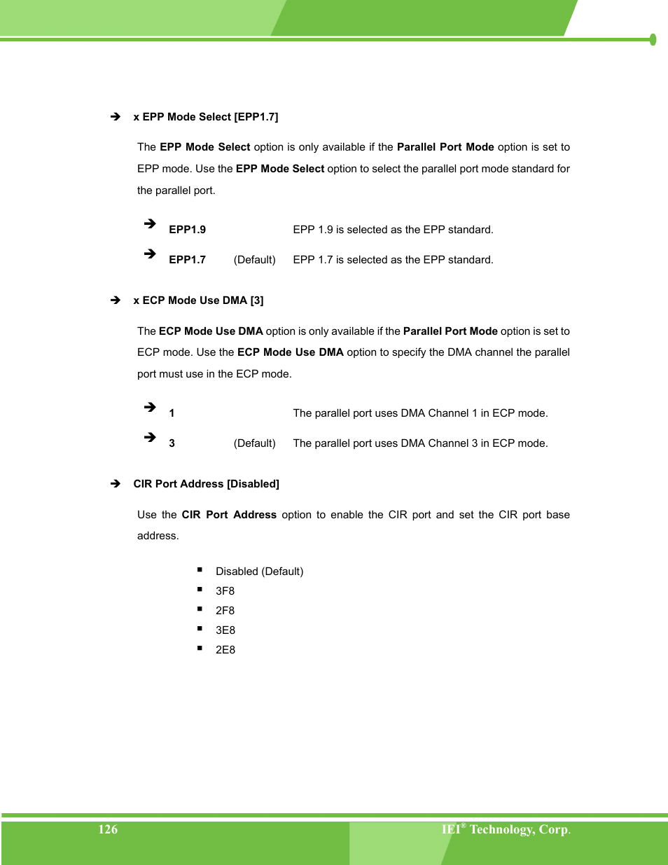 IEI Integration NANO-LX v1.00 User Manual | Page 126 / 211