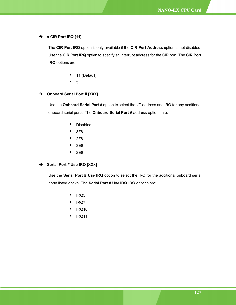 IEI Integration NANO-LX v1.00 User Manual | Page 127 / 211