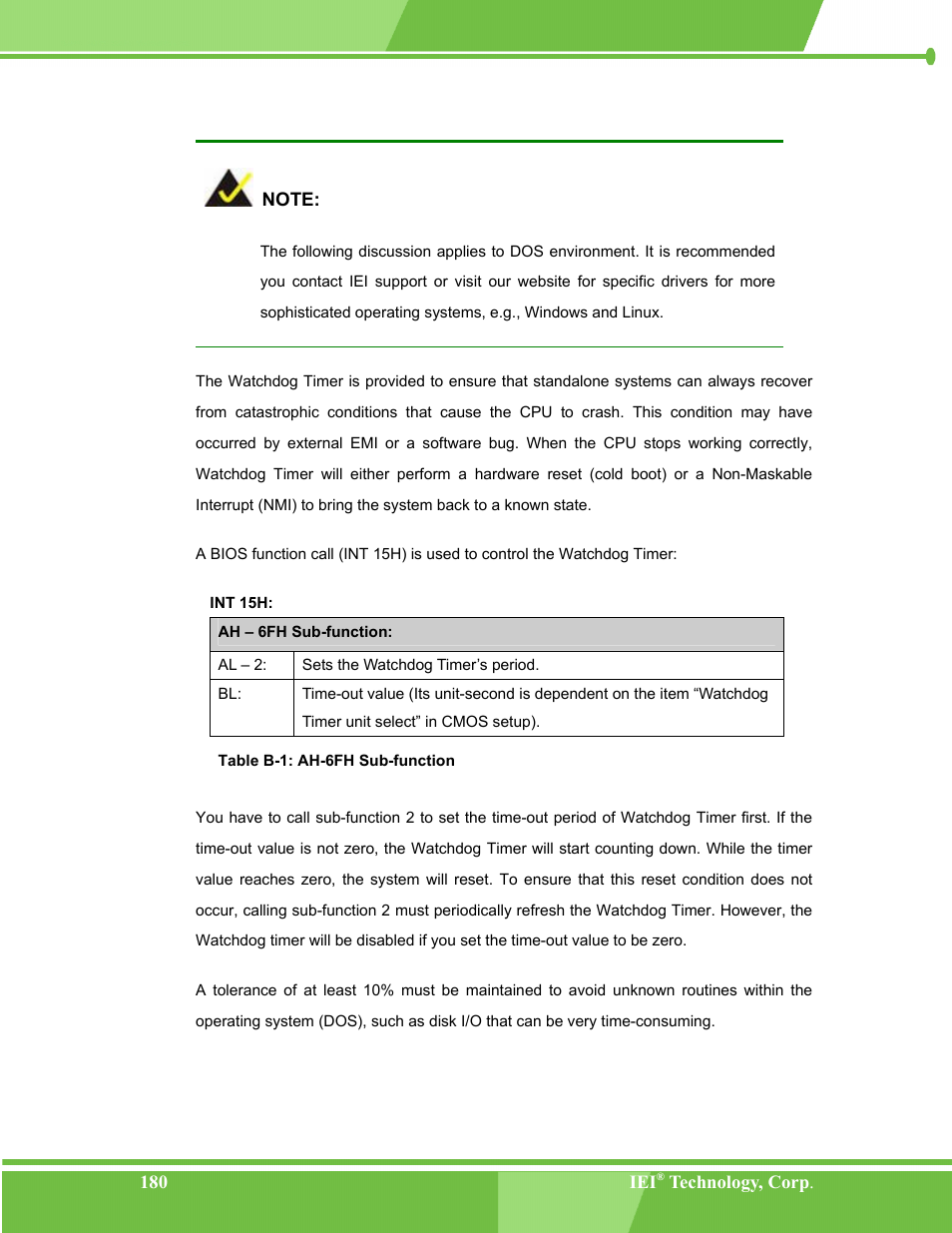IEI Integration NANO-LX v1.00 User Manual | Page 180 / 211