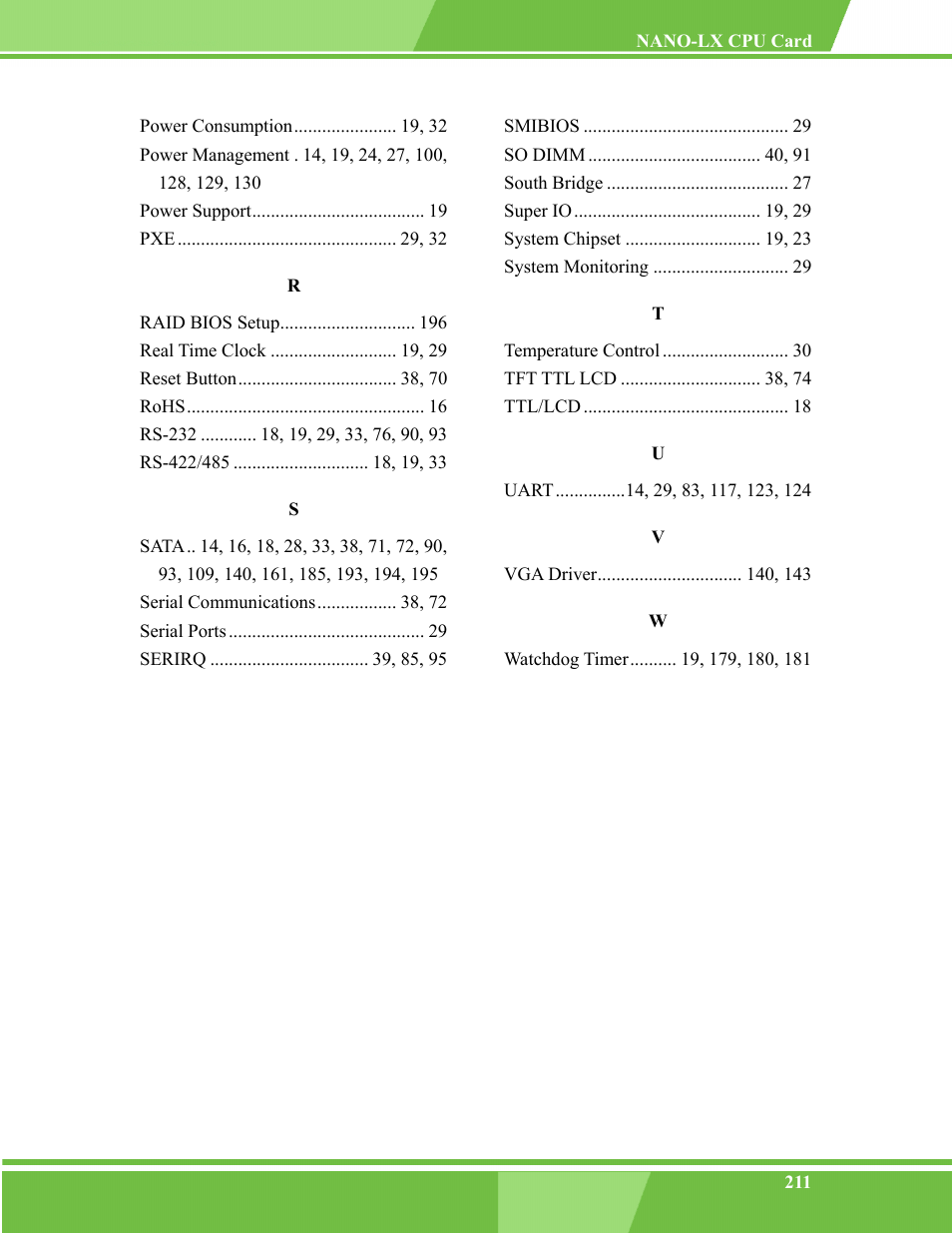 IEI Integration NANO-LX v1.00 User Manual | Page 211 / 211