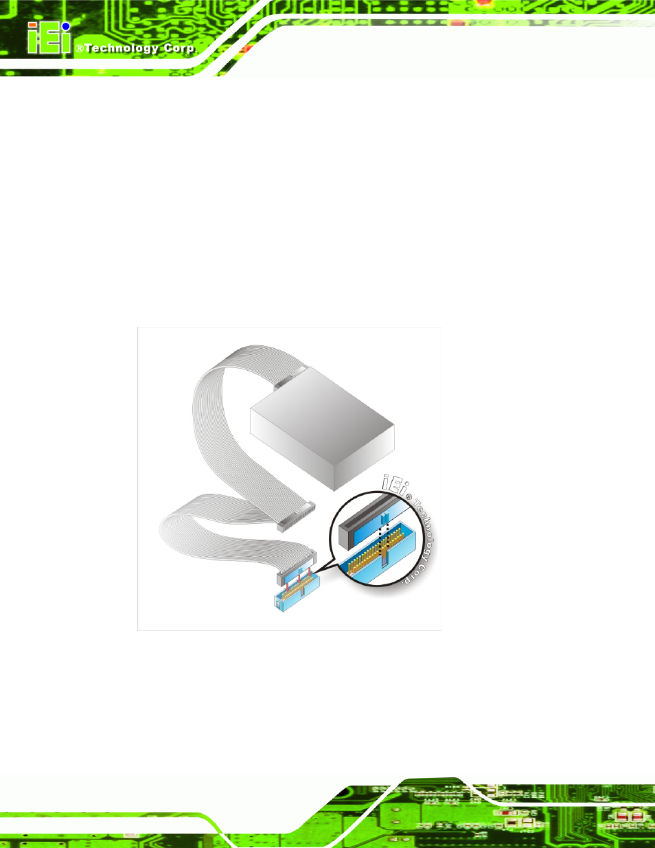 2 ata flat cable connection, Figure 5-5: ide cable connection | IEI Integration NANO-LX v1.10 User Manual | Page 102 / 232