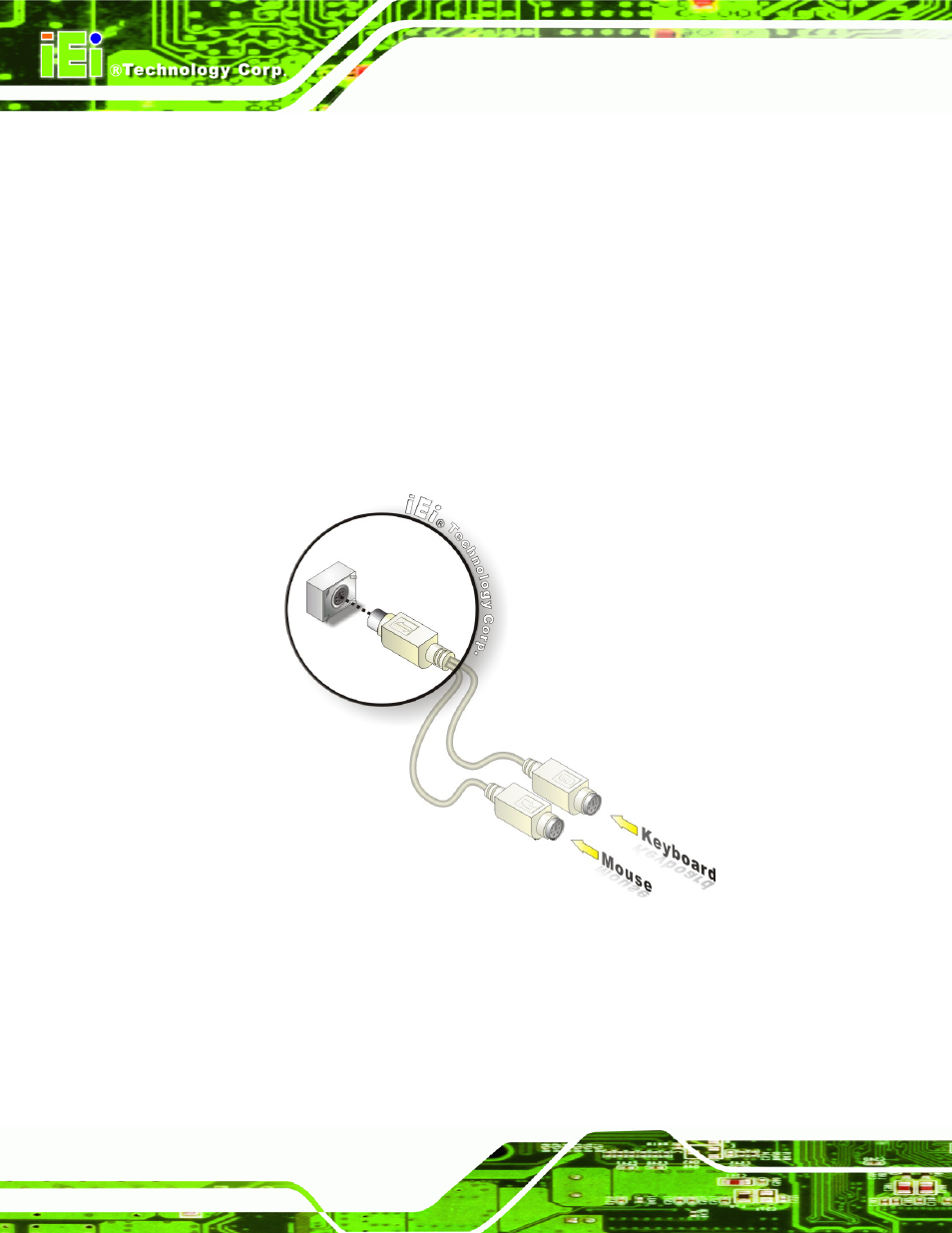 3 serial device connection, Figure 5-14: ps/2 connector | IEI Integration NANO-LX v1.10 User Manual | Page 110 / 232