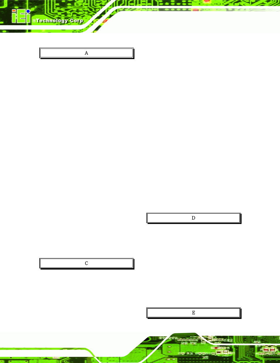 IEI Integration NANO-LX v1.10 User Manual | Page 230 / 232