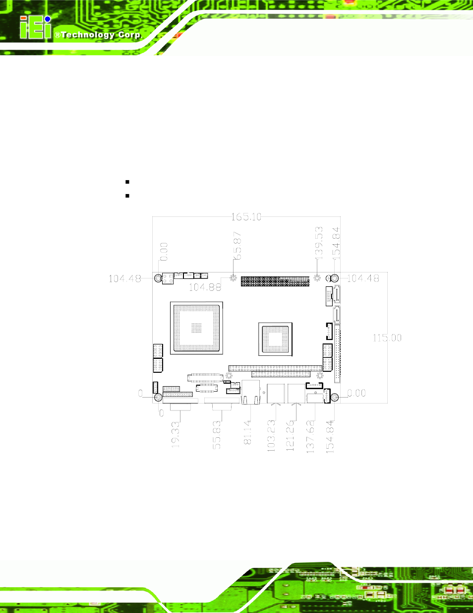 1 overview, 2 dimensions, 1 board dimensions | Verview, Imensions, Figure 2-1: nano-lx dimensions (mm) | IEI Integration NANO-LX v1.10 User Manual | Page 28 / 232