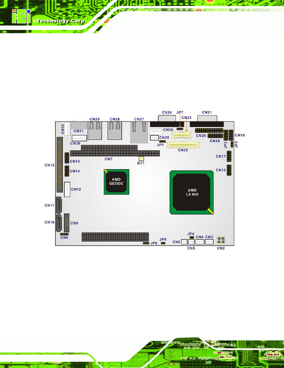 1 peripheral interface connectors, 1 nano-lx sbc layout, Eripheral | Nterface, Onnectors | IEI Integration NANO-LX v1.10 User Manual | Page 48 / 232