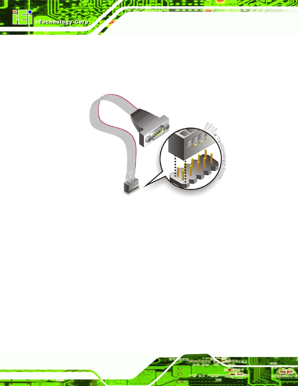7 sata drive connection, Figure 5-11: single rs-232 cable installation | IEI Integration NANO-LX v1.21 User Manual | Page 101 / 192