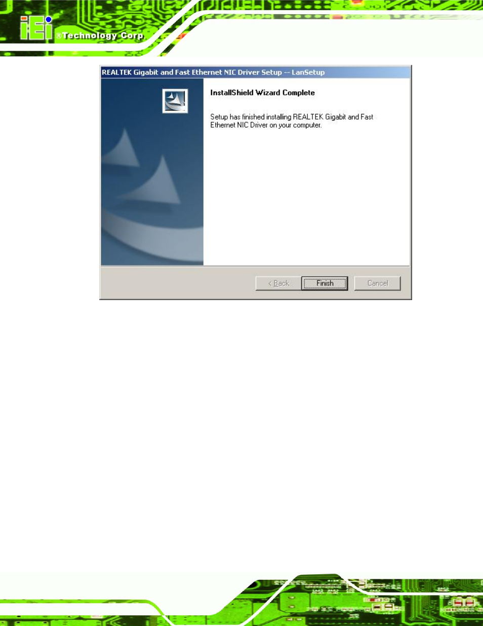 Figure 7-28: installing screen | IEI Integration NANO-LX v1.21 User Manual | Page 165 / 192