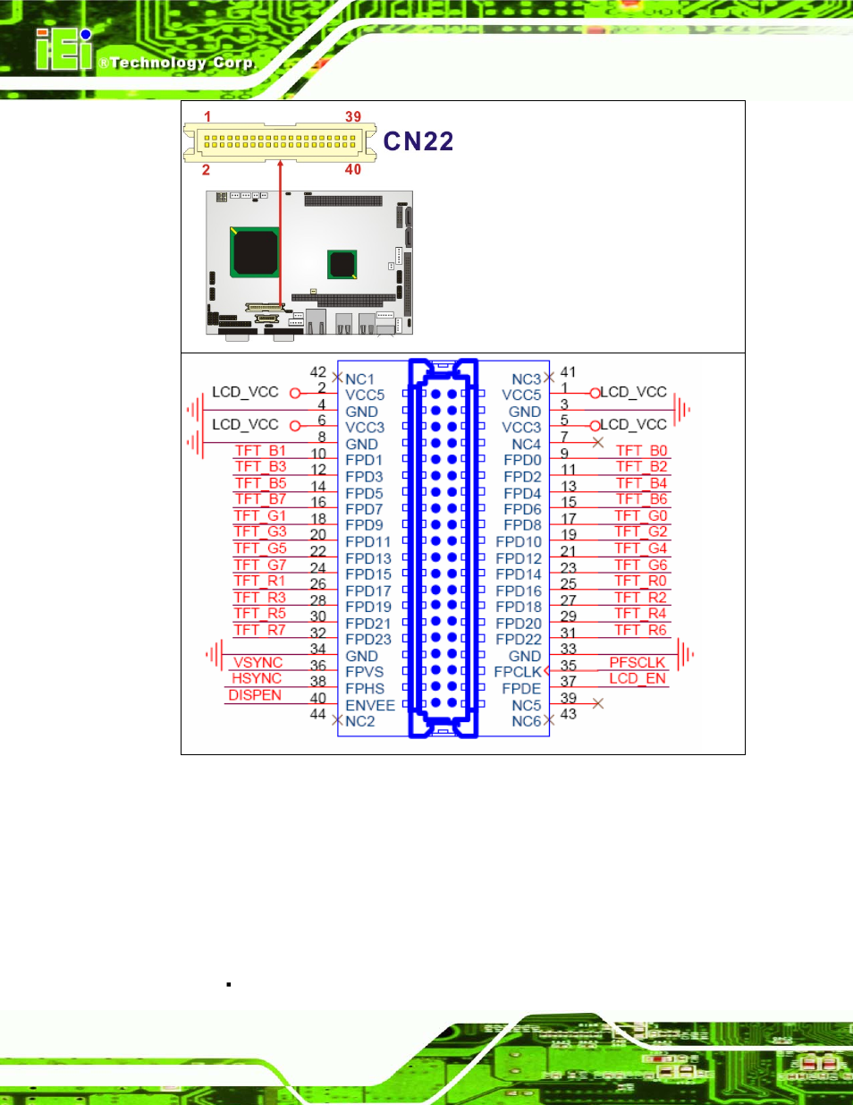 3 external (rear panel) connectors, Xternal, Anel | Onnectors, Figure 4-26 cn22 connector locations | IEI Integration NANO-LX v1.21 User Manual | Page 77 / 192