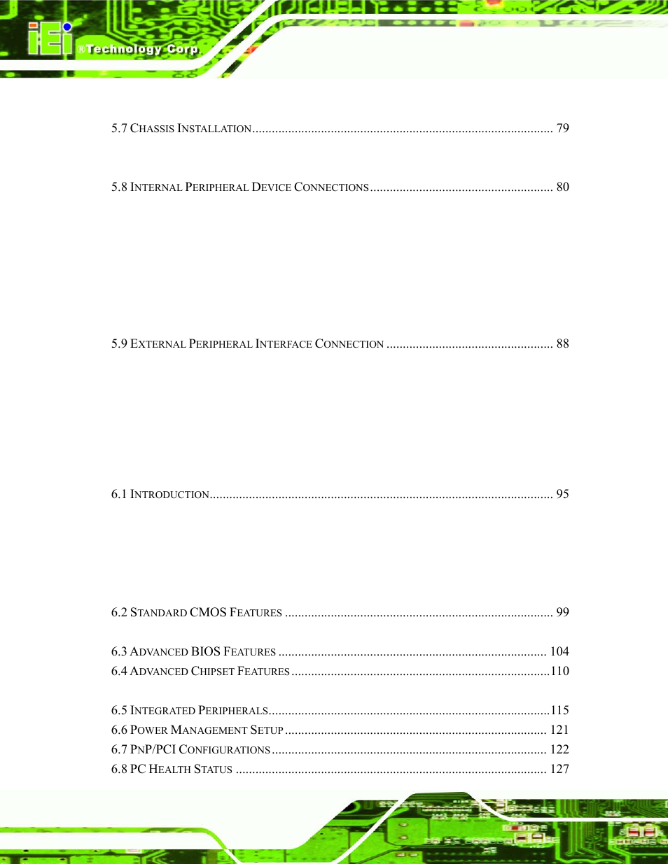 IEI Integration NANO-LX v1.21 User Manual | Page 8 / 192