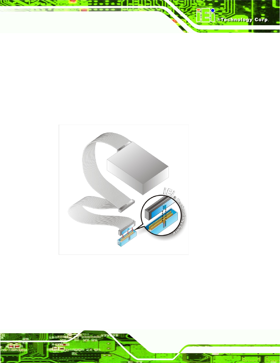 2 ata flat cable connection, Figure 5-5: ide cable connection | IEI Integration NANO-LX v1.21 User Manual | Page 96 / 192