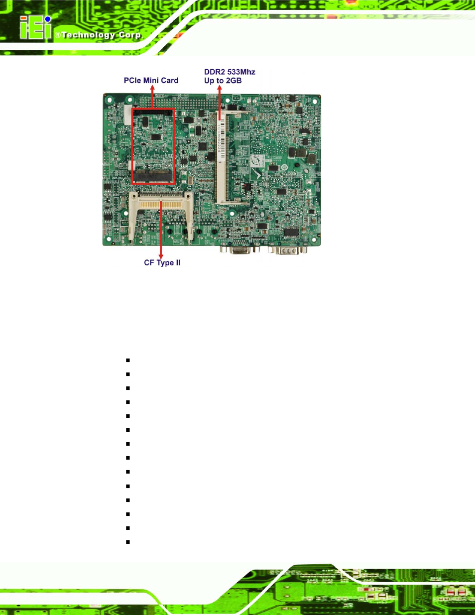 2 nano-945gse peripheral connectors and jumpers, Nano-945gse epic motherboard page 4 | IEI Integration NANO-945GSE v1.01 User Manual | Page 24 / 223
