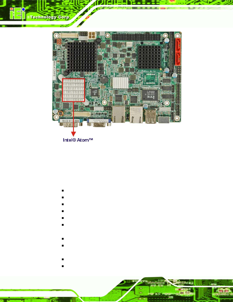 2 features | IEI Integration NANO-945GSE v1.01 User Manual | Page 32 / 223
