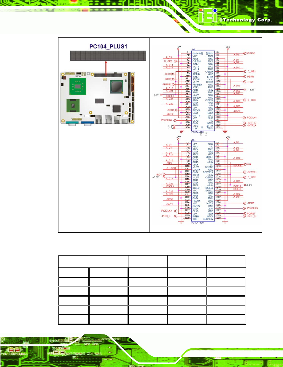 Figure 3-18: pci-104 slot location | IEI Integration NANO-945GSE v2.00 User Manual | Page 57 / 199