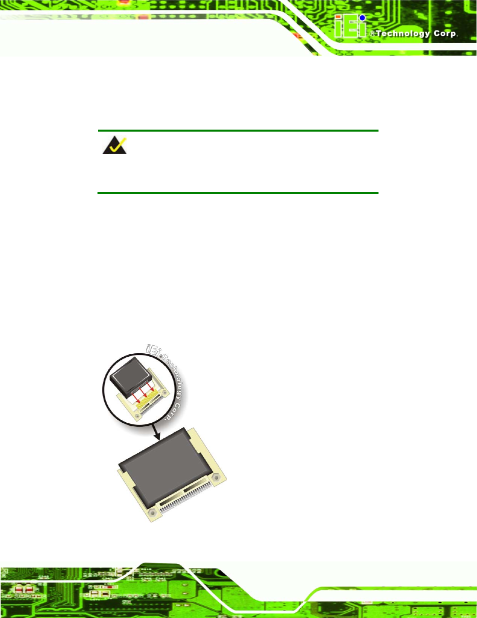 4 cf card installation, Nstallation, Figure 4-2: cf card installation | IEI Integration NANO-945GSE2 User Manual | Page 61 / 172