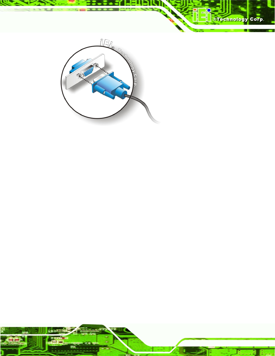 Figure 4-23: vga connector | IEI Integration NANO-945GSE2 User Manual | Page 85 / 172