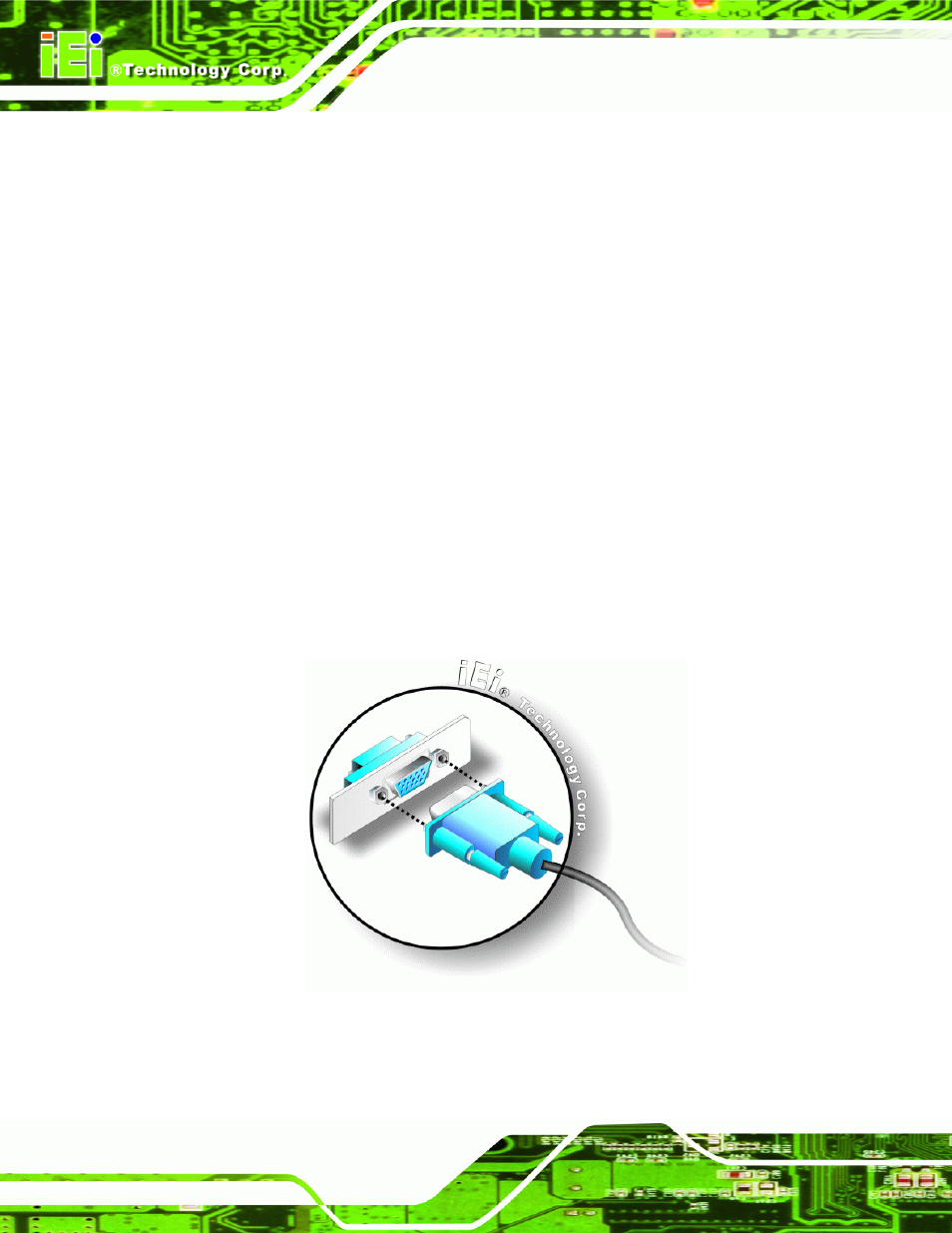 1 vga monitor connection | IEI Integration NANO-9452 v1.00 User Manual | Page 112 / 258