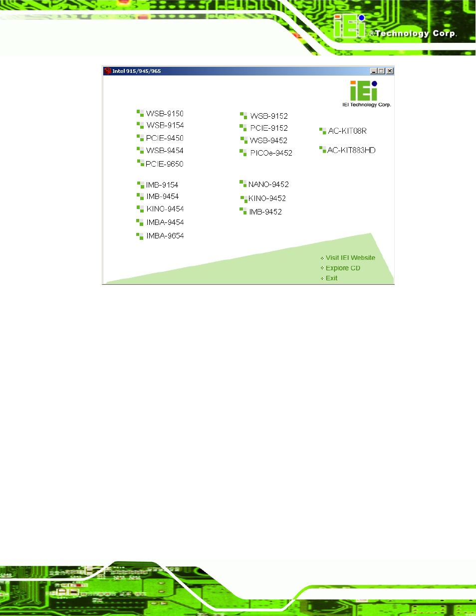 IEI Integration NANO-9452 v1.00 User Manual | Page 185 / 258
