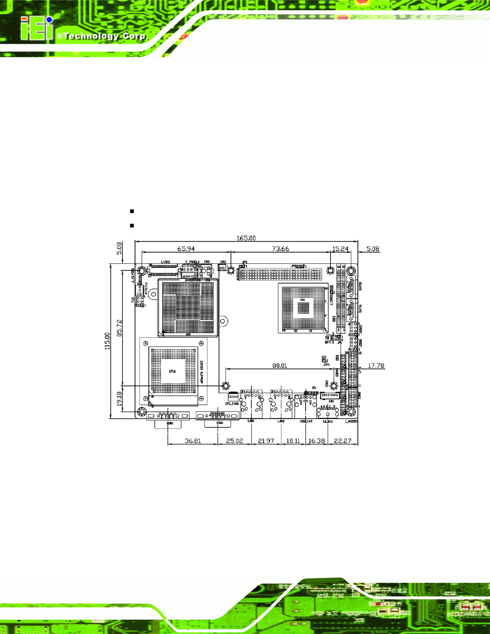 1 overview, 2 dimensions, 1 board dimensions | 2 external interface panel dimensions | IEI Integration NANO-9452 v1.00 User Manual | Page 26 / 258