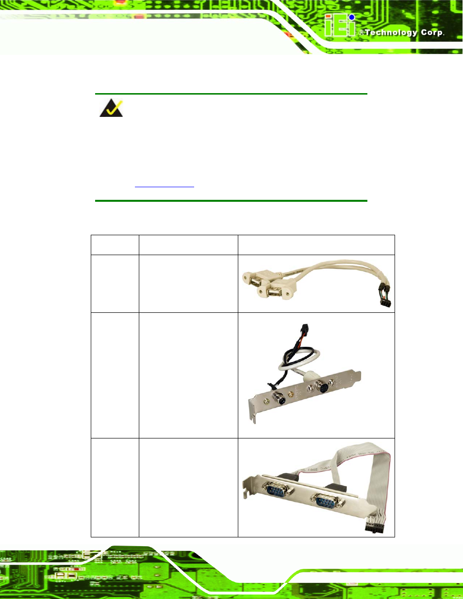 2 optional items | IEI Integration NANO-9452 v1.00 User Manual | Page 45 / 258