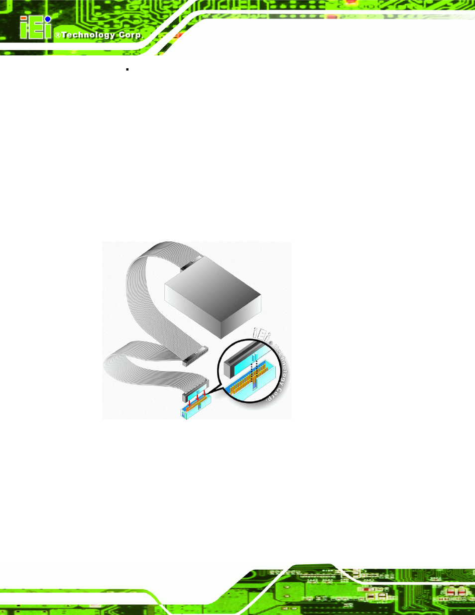 2 ide cable connection, Figure 5-14: ide cable connection | IEI Integration NANO-9452 v1.12 User Manual | Page 100 / 226