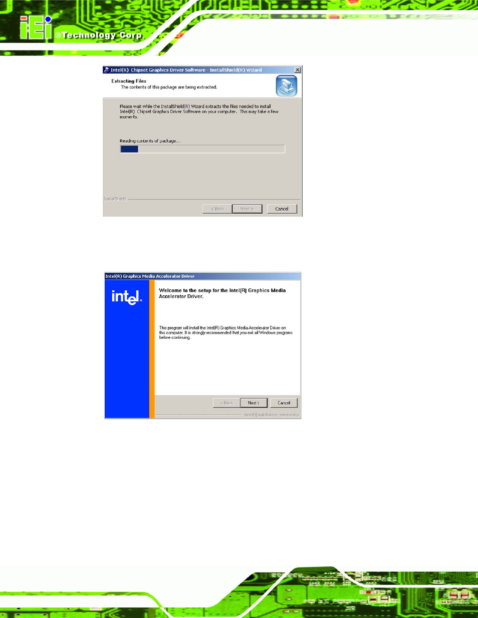 Figure 7-11: gma driver file extraction, Figure 7-11 | IEI Integration NANO-9452 v1.12 User Manual | Page 176 / 226