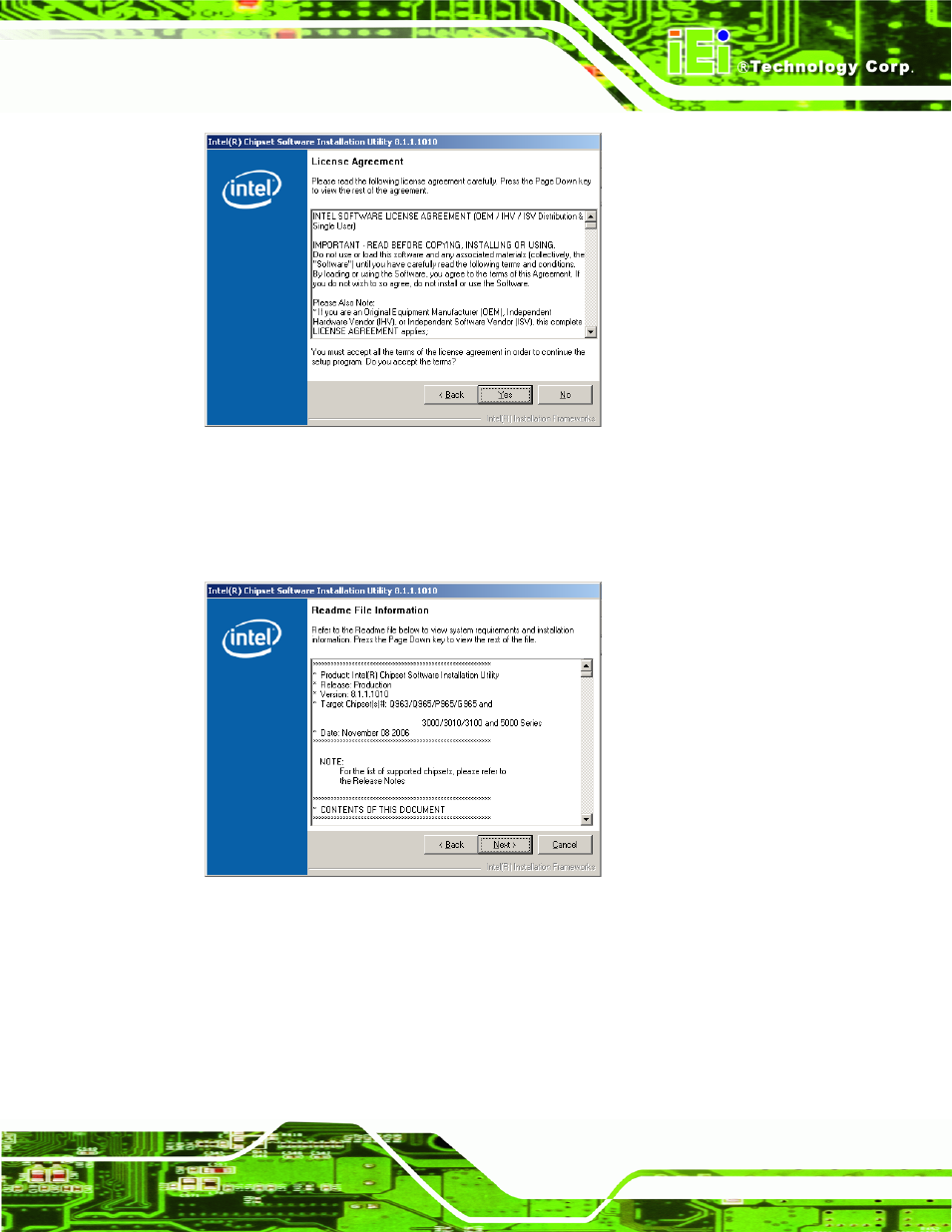 Figure 7-6: chipset driver readme file information, Figure 7-5 | IEI Integration NANO-9452 v4.01 User Manual | Page 173 / 226