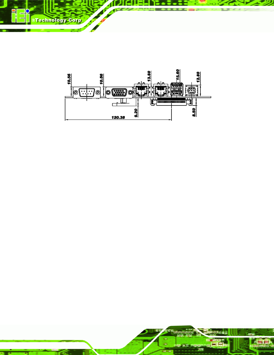 2 external interface panel dimensions | IEI Integration NANO-9452 v4.01 User Manual | Page 28 / 226