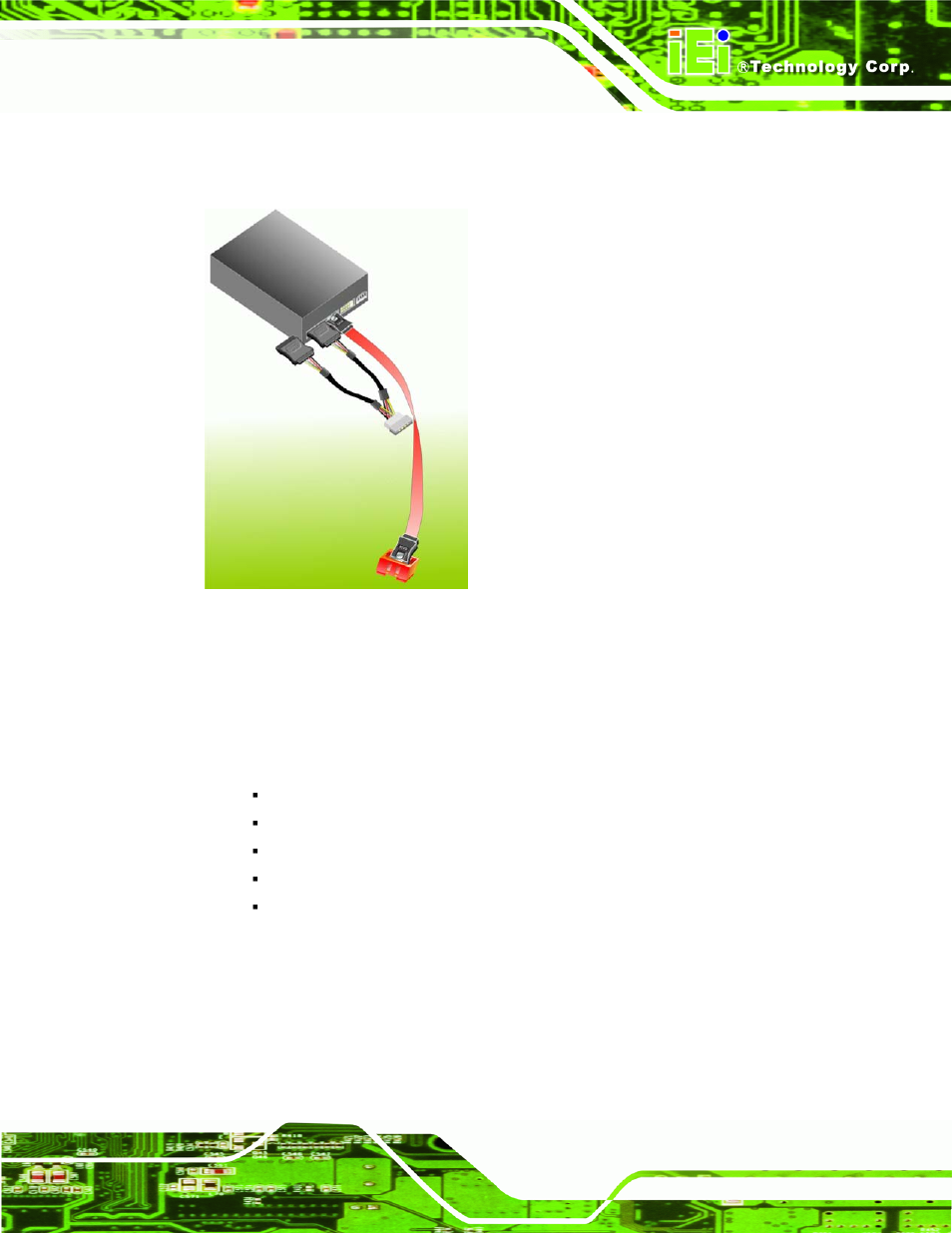 7 external peripheral interface connection, Xternal, Eripheral | Nterface, Onnection, Figure 5-19: sata power drive connection | IEI Integration NANO-9452 v4.02 User Manual | Page 105 / 226