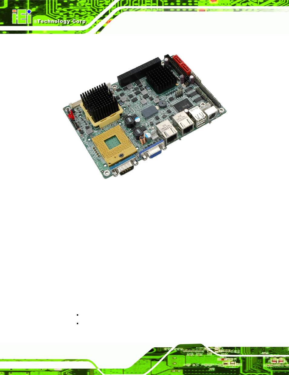 1 introduction, 1 nano-9452 benefits, Ntroduction | Figure 1-1: mainboard | IEI Integration NANO-9452 v4.02 User Manual | Page 20 / 226