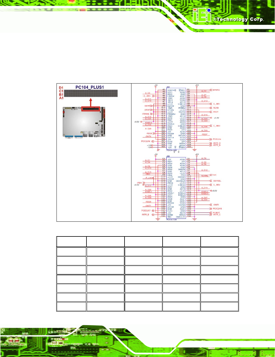 Figure 4-17: pci-104 slot location | IEI Integration NANO-9452 v4.02 User Manual | Page 67 / 226