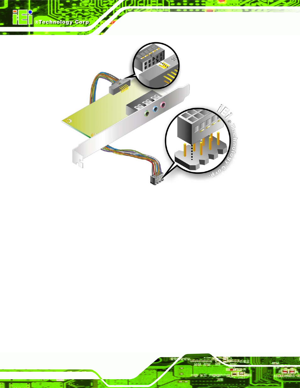 Figure 5-16: 5.1 channel audio kit | IEI Integration NANO-9453 v1.10 User Manual | Page 118 / 254